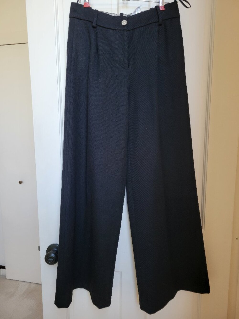 Chanel Black Wool Trousers